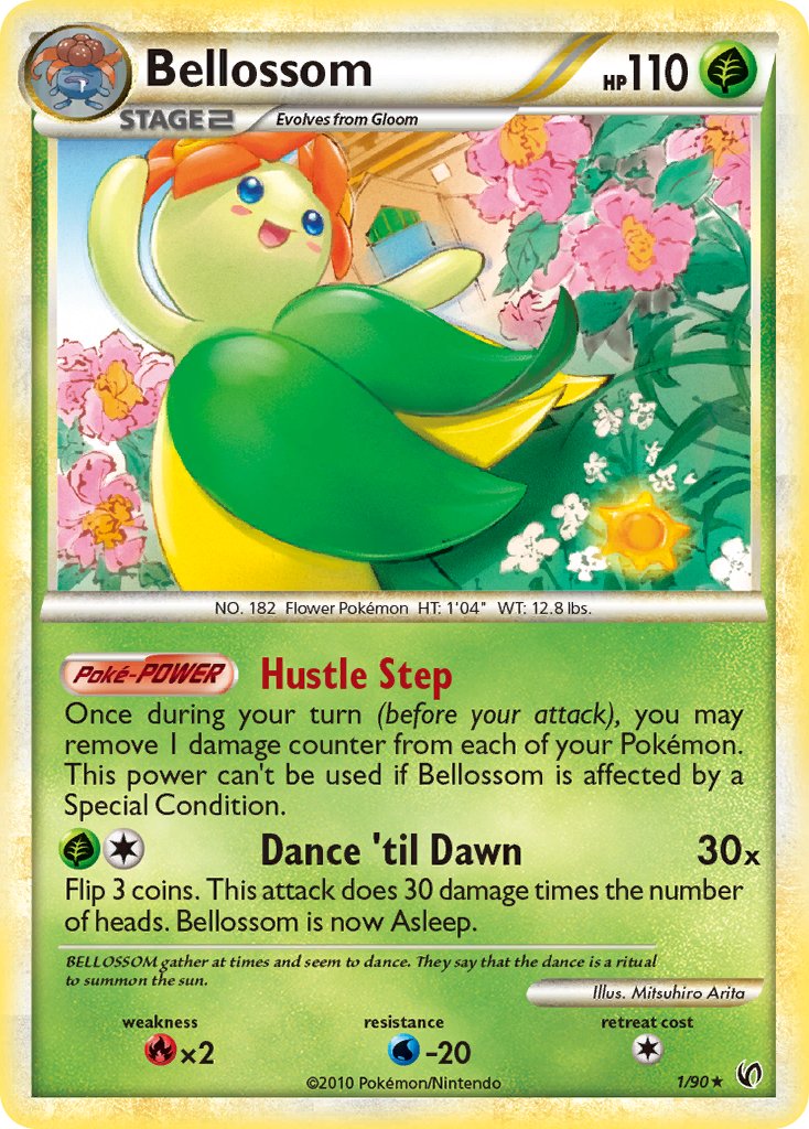 Bellossom (1/90) (Theme Deck Exclusive) [HeartGold & SoulSilver: Undaunted] | Devastation Store