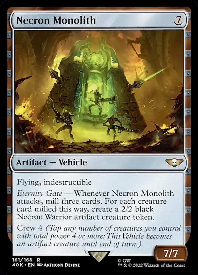 Necron Monolith (Surge Foil) [Universes Beyond: Warhammer 40,000] | Devastation Store