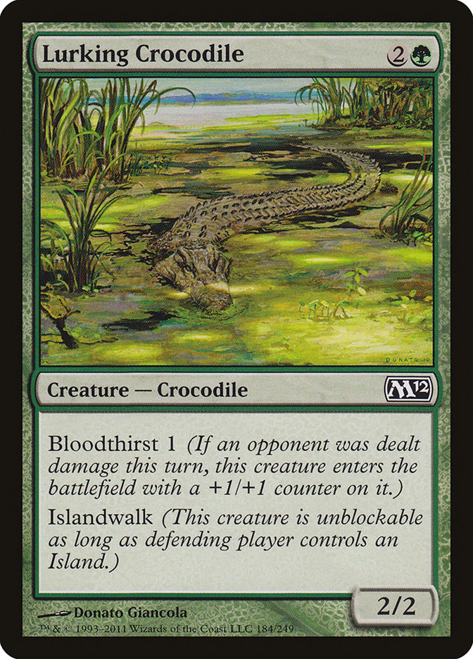 Lurking Crocodile [Magic 2012] - Devastation Store | Devastation Store