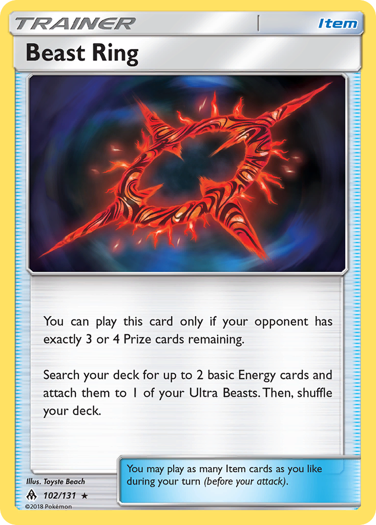 Beast Ring (102/131) [Sun & Moon: Forbidden Light] | Devastation Store