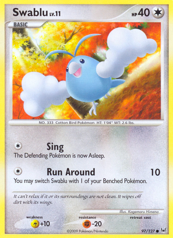 Swablu (97/127) [Platinum: Base Set] | Devastation Store