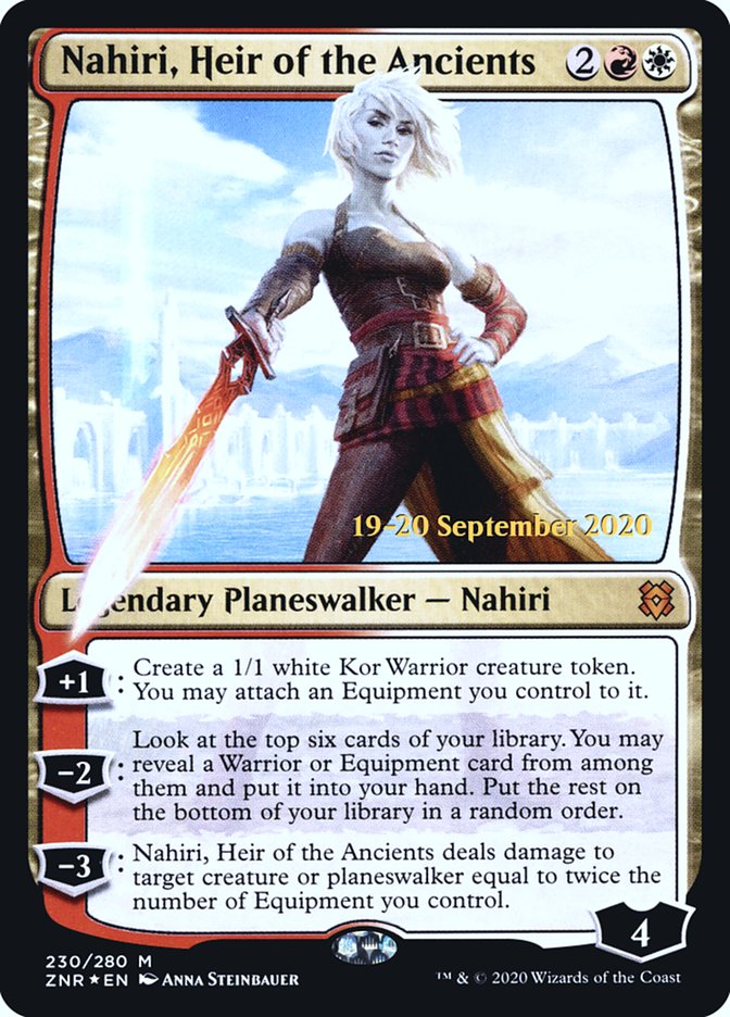 Nahiri, Heir of the Ancients [Zendikar Rising Prerelease Promos] | Devastation Store