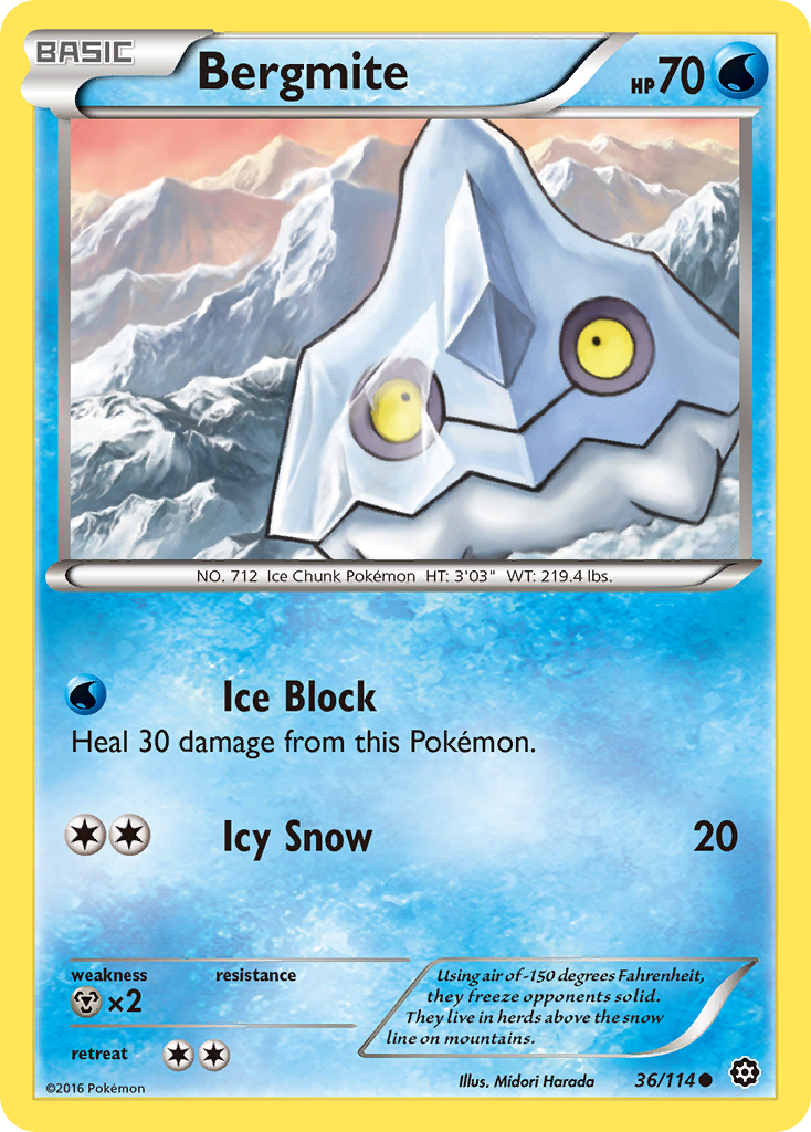 Bergmite (36/114) [XY: Steam Siege] | Devastation Store