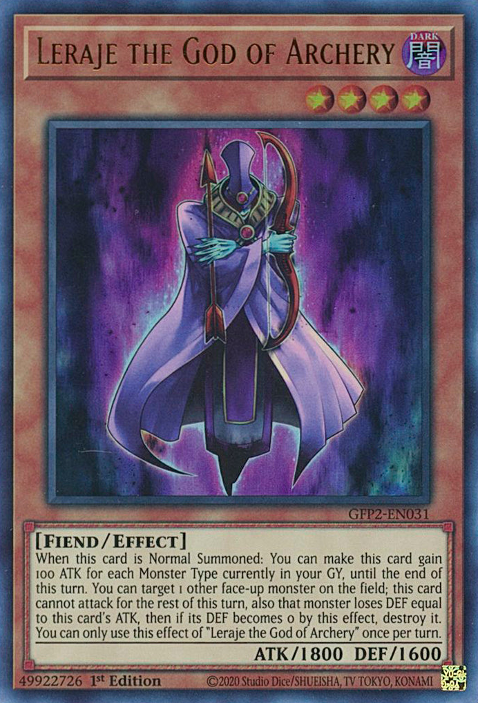 Leraje the God of Archery [GFP2-EN031] Ultra Rare | Devastation Store