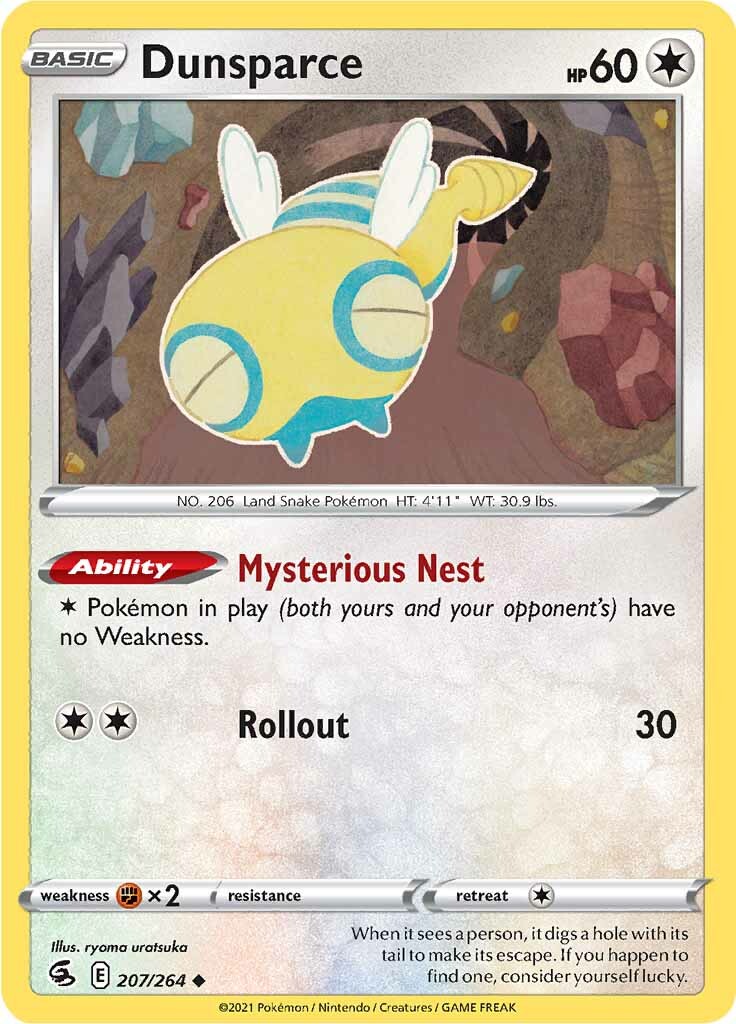 Dunsparce (207/264) [Sword & Shield: Fusion Strike] | Devastation Store