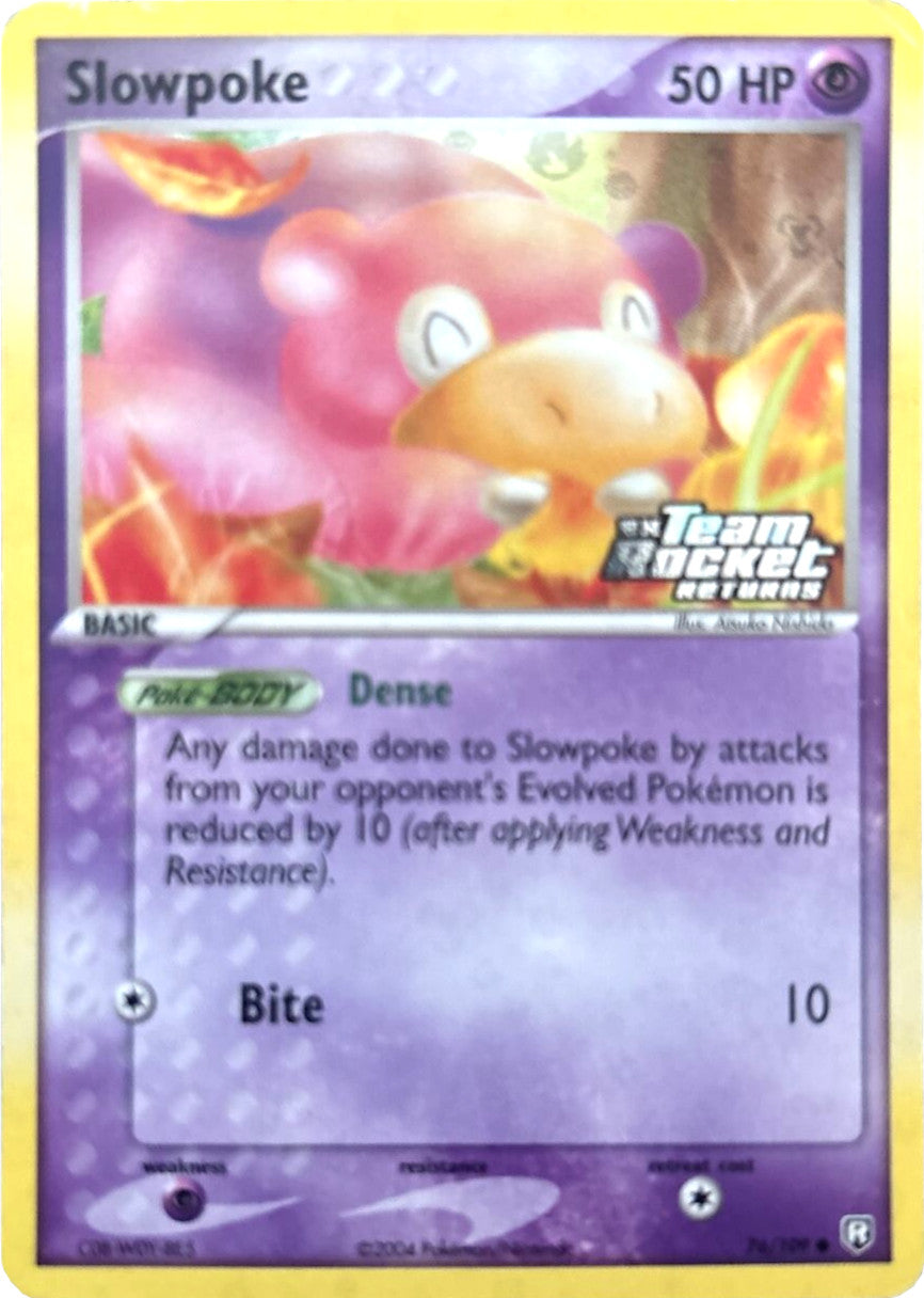 Slowpoke (76/109) (Stamped) [EX: Team Rocket Returns] | Devastation Store