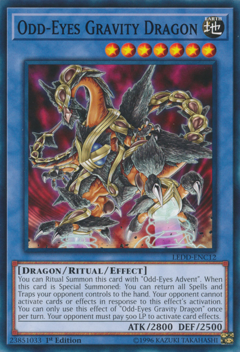 Odd-Eyes Gravity Dragon [LEDD-ENC12] Common | Devastation Store