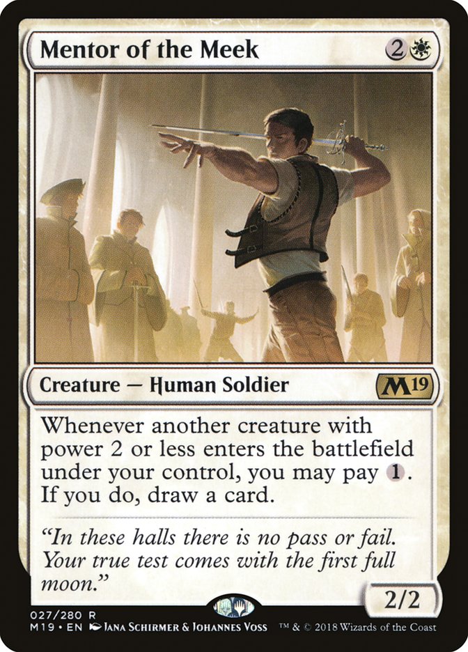 Mentor of the Meek [Core Set 2019] - Devastation Store | Devastation Store