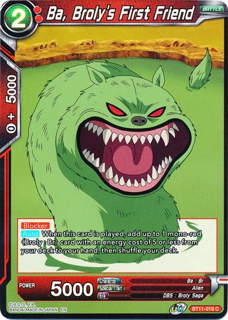 Ba, Broly's First Friend [BT11-019] | Devastation Store