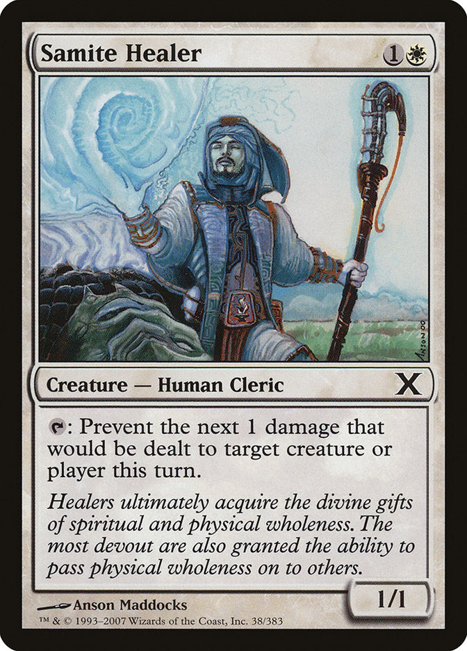 Samite Healer [Tenth Edition] - Devastation Store | Devastation Store
