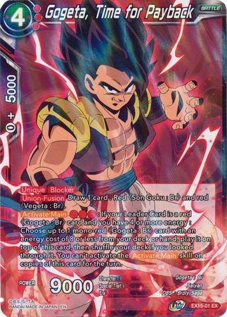 Gogeta, Time for Payback [EX15-01] | Devastation Store