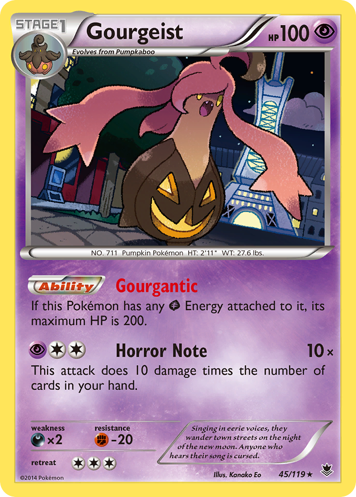 Gourgeist (45/119) [XY: Phantom Forces] | Devastation Store