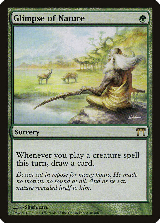 Glimpse of Nature [Champions of Kamigawa] - Devastation Store | Devastation Store