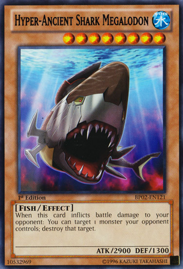 Hyper-Ancient Shark Megalodon [BP02-EN121] Rare | Devastation Store