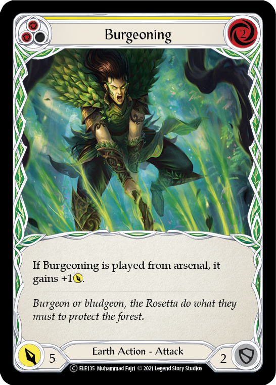 Burgeoning (Yellow) [U-ELE135] Unlimited Normal | Devastation Store