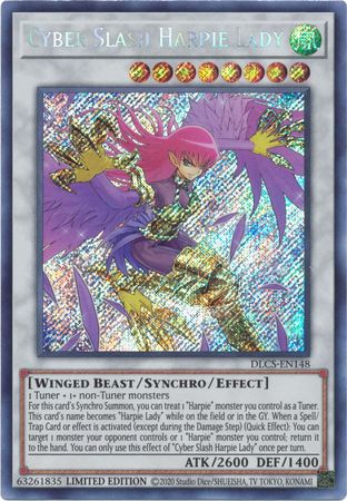 Cyber Slash Harpie Lady [DLCS-EN148] Secret Rare | Devastation Store