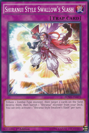 Shiranui Style Swallow's Slash [BOSH-EN075] Common | Devastation Store