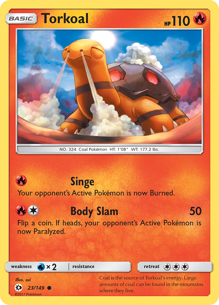 Torkoal (23/149) [Sun & Moon: Base Set] | Devastation Store