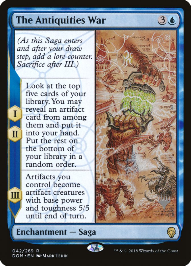 The Antiquities War (Promo Pack) [Dominaria Promos] | Devastation Store
