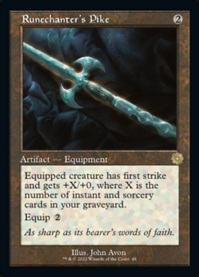 Runechanter's Pike (Retro) [The Brothers' War Retro Artifacts] | Devastation Store