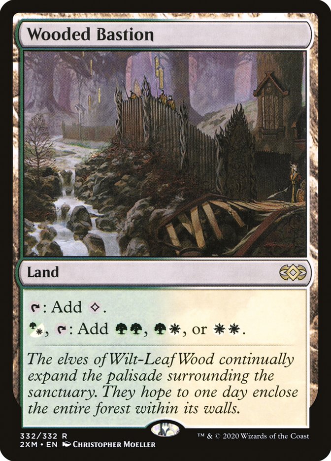 Wooded Bastion [Double Masters] | Devastation Store