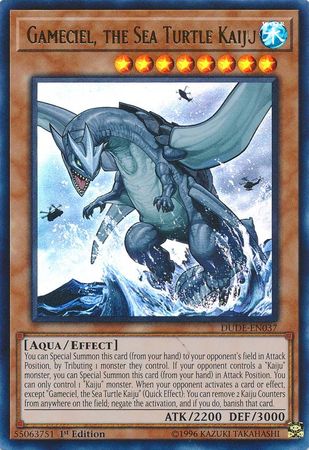 Gameciel, the Sea Turtle Kaiju [DUDE-EN037] Ultra Rare | Devastation Store