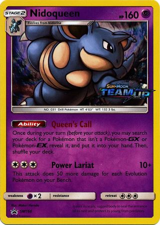 Nidoqueen (SM160) (Staff) [Sun & Moon: Black Star Promos] | Devastation Store