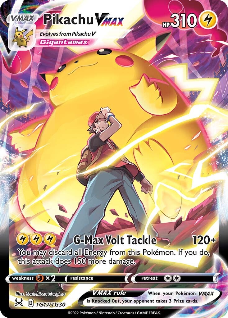 Pikachu VMAX (TG17/TG30) [Sword & Shield: Lost Origin] | Devastation Store