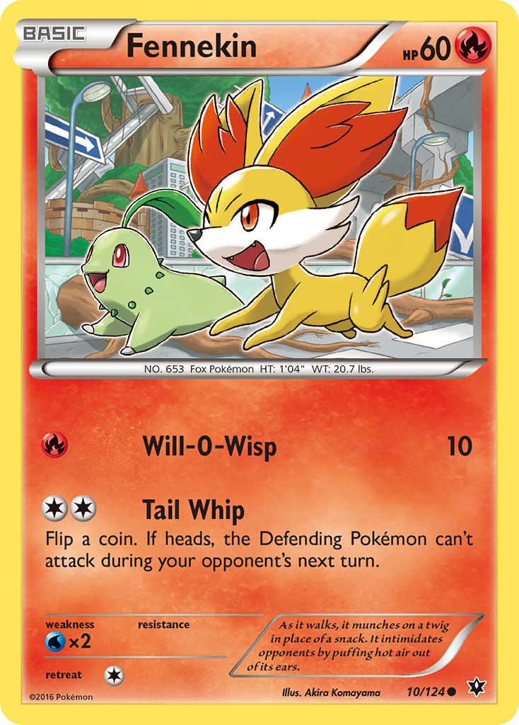 Fennekin (10/124) [XY: Fates Collide] | Devastation Store