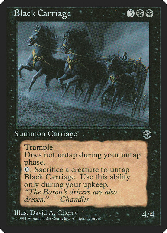 Black Carriage [Homelands] - Devastation Store | Devastation Store