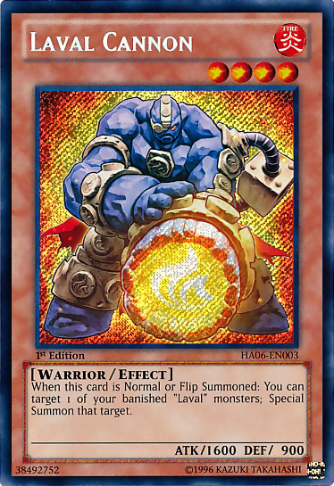 Laval Cannon [HA06-EN003] Secret Rare | Devastation Store