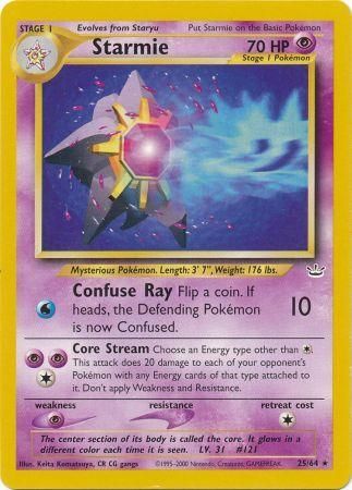 Starmie (25/64) [Neo Revelation Unlimited] | Devastation Store