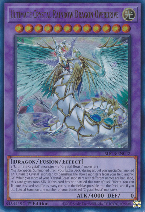 Ultimate Crystal Rainbow Dragon Overdrive [SDCB-EN042] Ultra Rare | Devastation Store