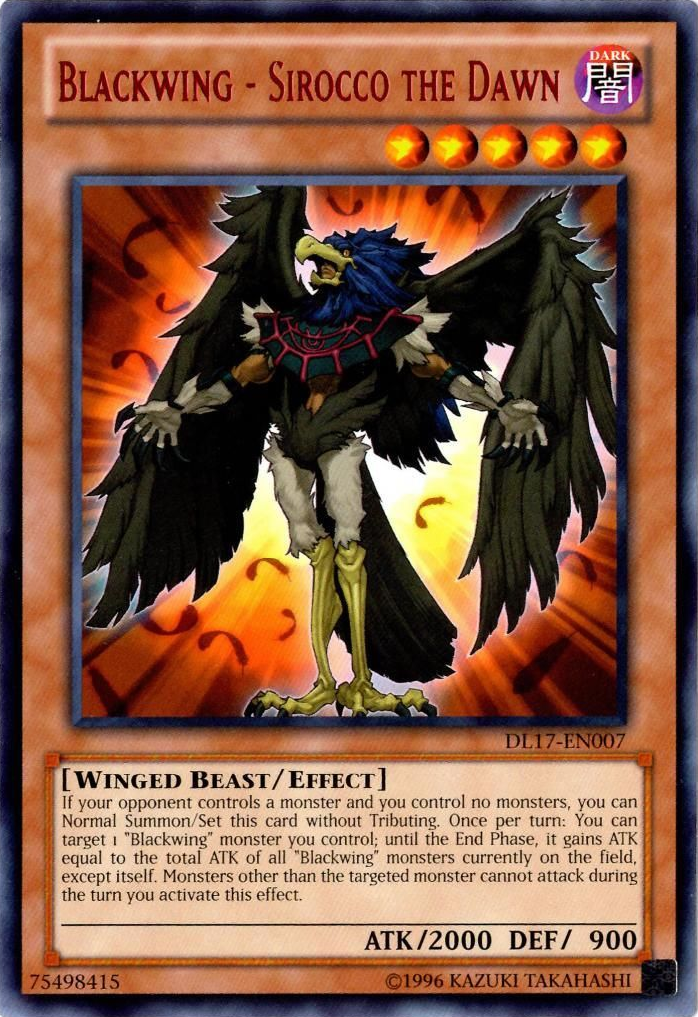 Blackwing - Sirocco the Dawn (Red) [DL17-EN007] Rare | Devastation Store