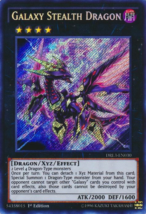 Galaxy Stealth Dragon [DRL3-EN030] Secret Rare | Devastation Store