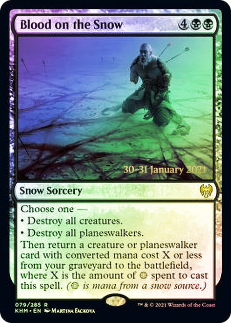 Blood on the Snow [Kaldheim Prerelease Promos] | Devastation Store