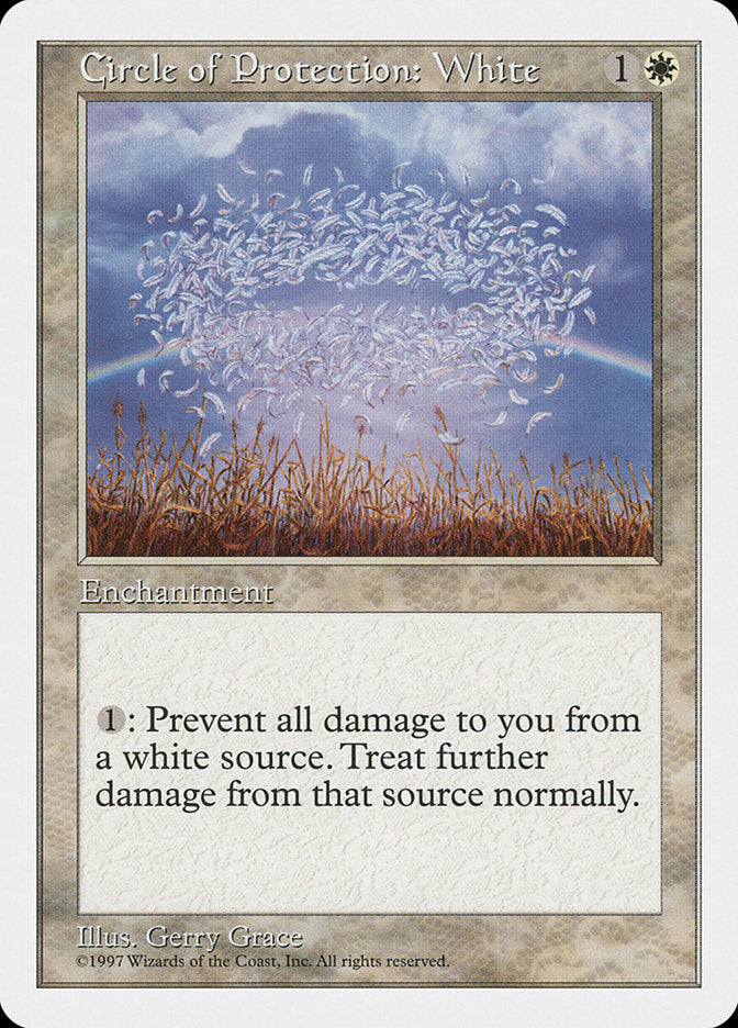 Circle of Protection: White [Fifth Edition] - Devastation Store | Devastation Store