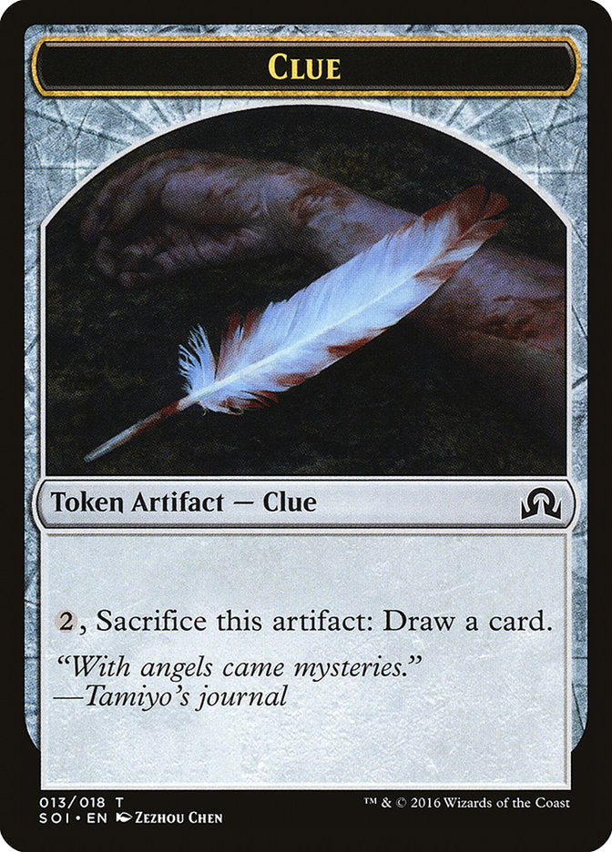 Clue (013/018) [Shadows over Innistrad Tokens] - Devastation Store | Devastation Store