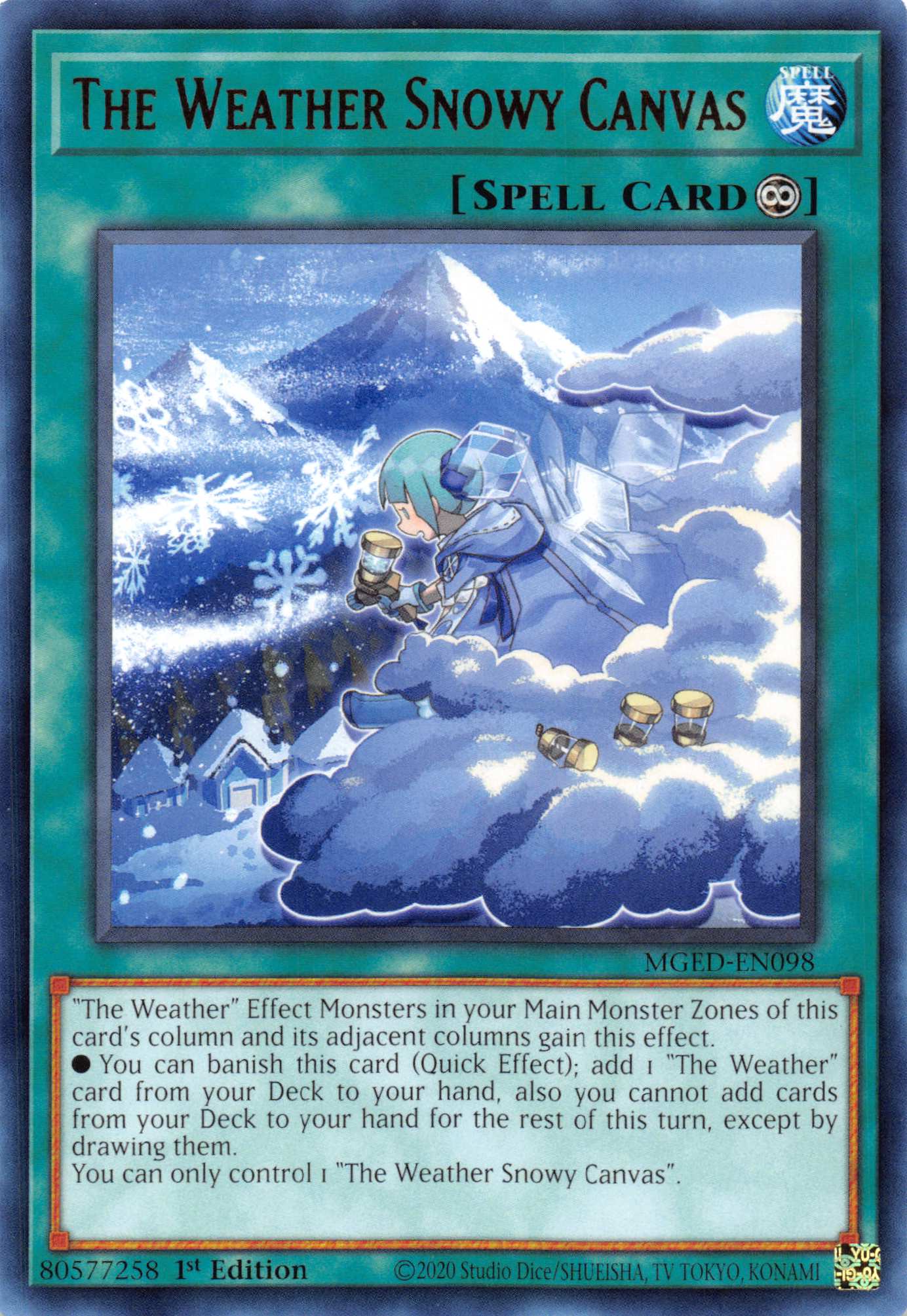 The Weather Snowy Canvas [MGED-EN098] Rare | Devastation Store