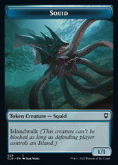 Squid // Copy Double-sided Token [Commander Legends: Battle for Baldur's Gate Tokens] | Devastation Store