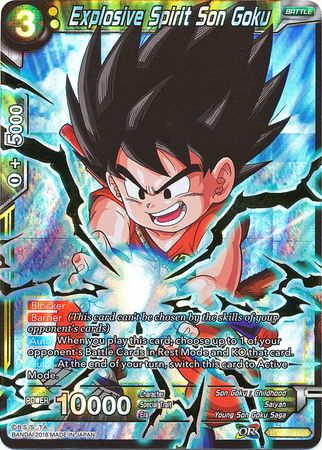 Explosive Spirit Son Goku [BT3-088] | Devastation Store