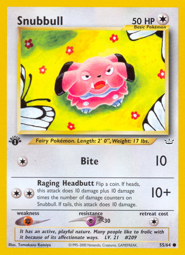 Snubbull (55/64) [Neo Revelation 1st Edition] | Devastation Store