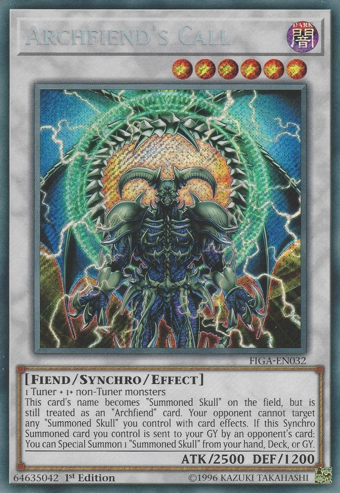 Archfiend's Call [FIGA-EN032] Secret Rare | Devastation Store