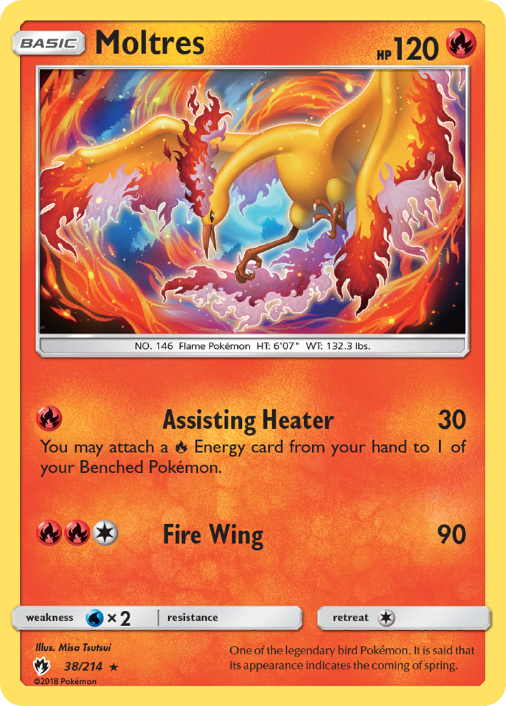 Moltres (38/214) [Sun & Moon: Lost Thunder] | Devastation Store