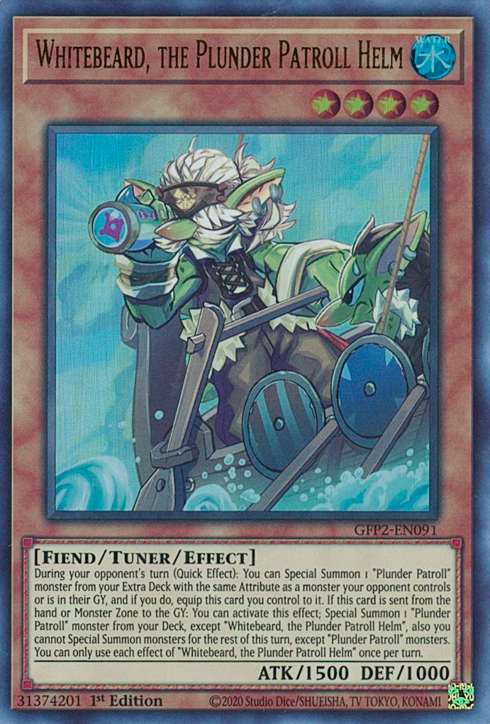 Whitebeard, the Plunder Patroll Helm [GFP2-EN091] Ultra Rare | Devastation Store