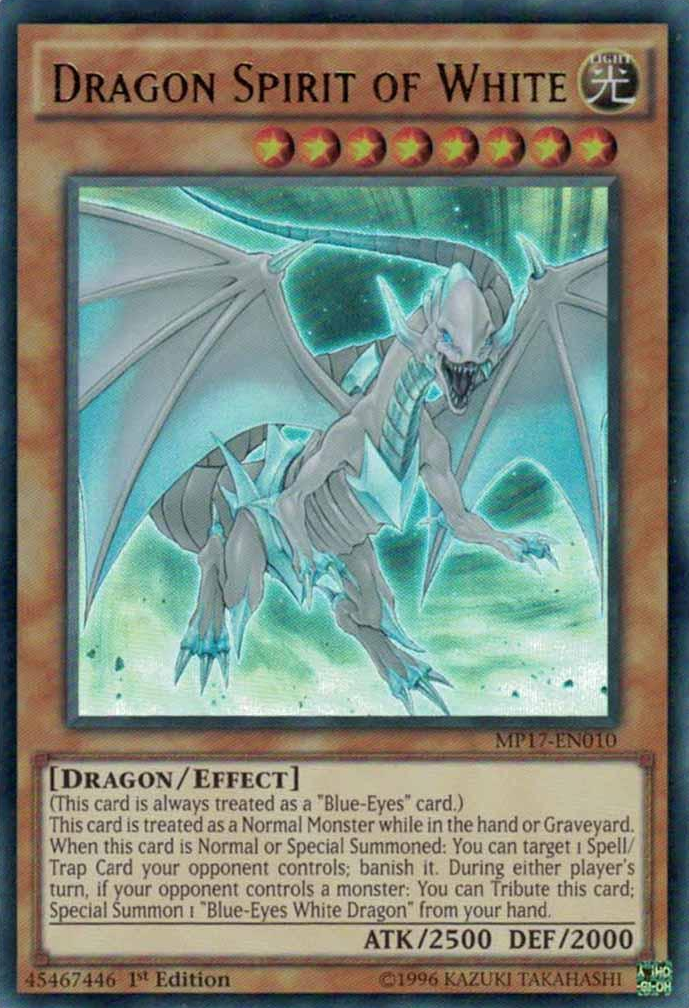 Dragon Spirit of White [MP17-EN010] Ultra Rare | Devastation Store