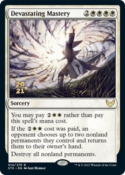 Devastating Mastery [Strixhaven: School of Mages Prerelease Promos] | Devastation Store