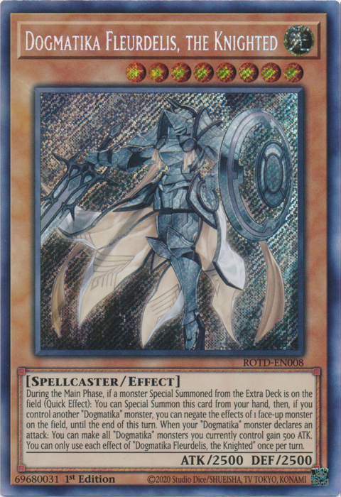 Dogmatika Fleurdelis, the Knighted [ROTD-EN008] Secret Rare | Devastation Store