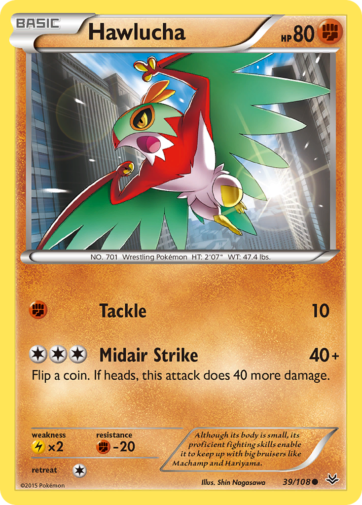 Hawlucha (39/108) [XY: Roaring Skies] | Devastation Store