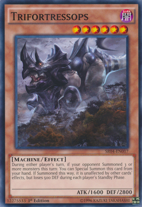 Trifortressops [SR04-EN017] Common | Devastation Store